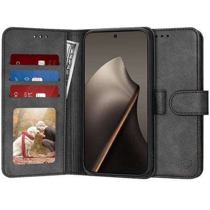 Tok Xiaomi 15T-hez, Techsuit, Diary Book, Fekete