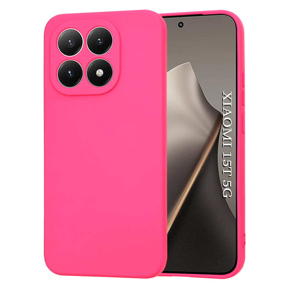 Case for Xiaomi 15T, Techsuit, SoftFlex, Dark Pink
