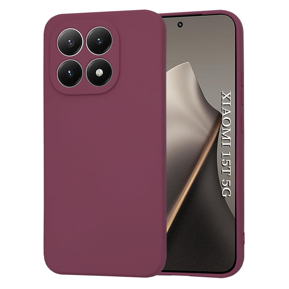 Tok Xiaomi 15T-hez, Techsuit, SoftFlex, Cseresznyepiros