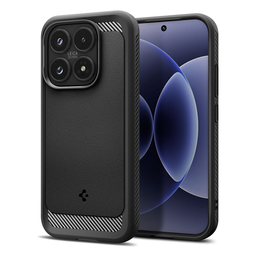 Tok Xiaomi 17-hez, Spigen, Rugged Armor, Matt Fekete ACS10458