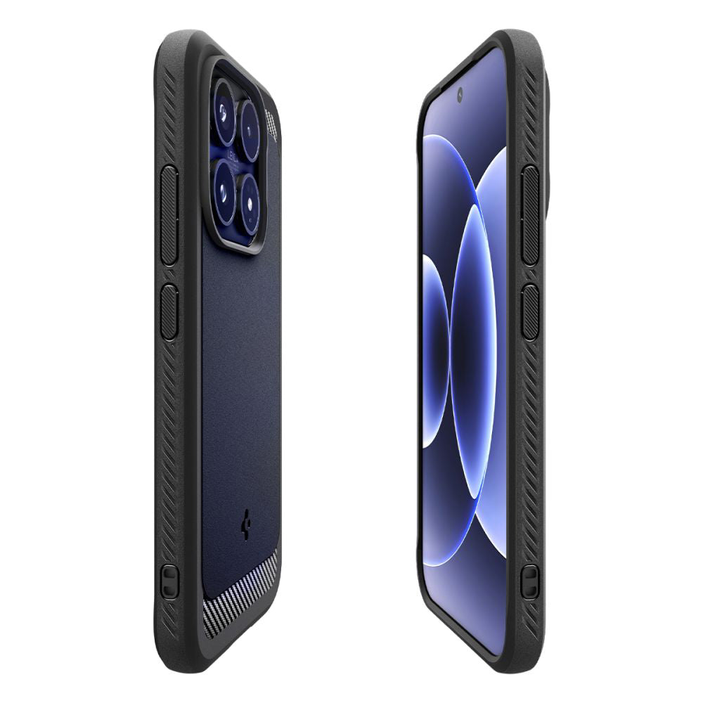 Tok Xiaomi 17-hez, Spigen, Rugged Armor, Matt Fekete ACS10458