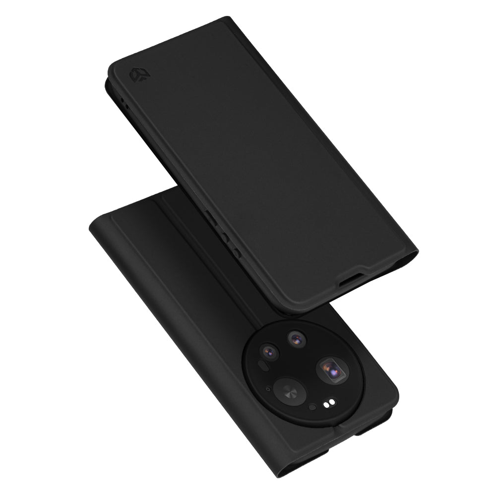 Tok Xiaomi 17 Ultra-hoz, Techsuit, Magskin Book, Fekete