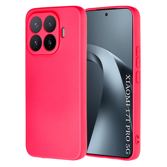 Tok Xiaomi 17T Pro-hoz, Techsuit, SoftFlex, Sötét rózsaszín