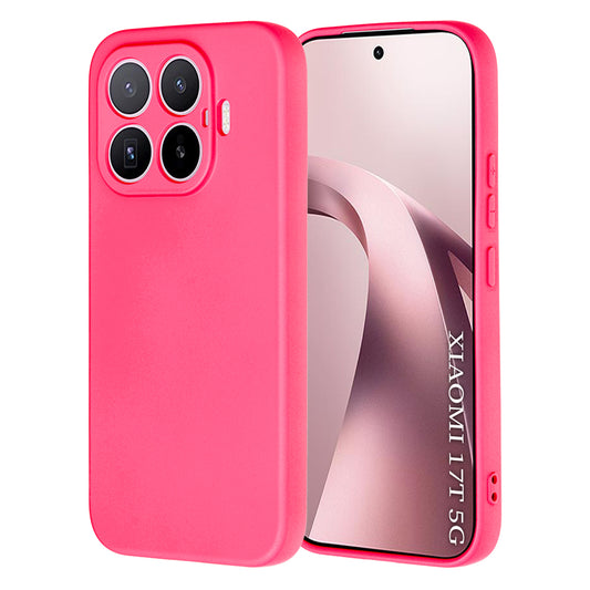 Tok Xiaomi 17T-hez, Techsuit, SoftFlex, Sötét rózsaszín