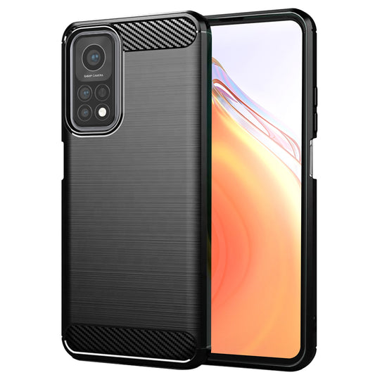 Tok Xiaomi Mi 10T 5G / 10T Pro 5G-hez, Techsuit, karbon, fekete