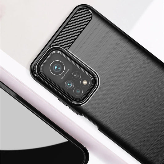 Tok Xiaomi Mi 10T 5G / 10T Pro 5G-hez, Techsuit, karbon, fekete