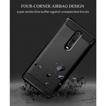Tok Xiaomi Mi 9T Pro / 9T / Redmi K20 Pro / K20, Techsuit, Karbon, Fekete