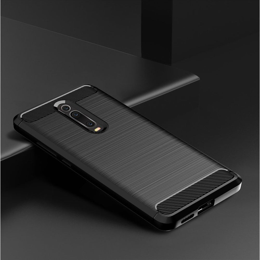 Tok Xiaomi Mi 9T Pro / 9T / Redmi K20 Pro / K20, Techsuit, Karbon, Fekete