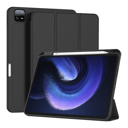 Tok Xiaomi Pad 6 / 6 Pro-hoz, Techsuit, Flex Trifold, Fekete