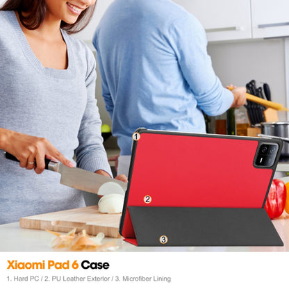 Tok Xiaomi Pad 6 / 6 Pro-hoz, Techsuit, FoldPro, Piros