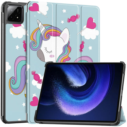 Tok Xiaomi Pad 6S Pro 12.4-hez, Techsuit, FoldPro Unicorn, Többszínű
