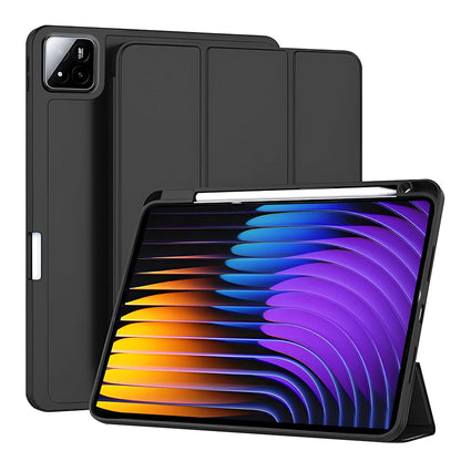 Tok Xiaomi Pad 7 / 7 Pro-hoz, Techsuit, Flex Trifold, Fekete