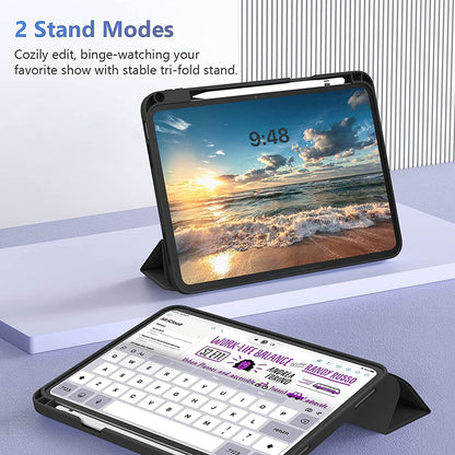 Tok Xiaomi Pad 7 / 7 Pro-hoz, Techsuit, Flex Trifold, Fekete
