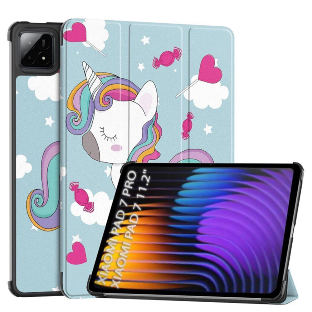 Tok Xiaomi Pad 7 / 7 Pro-hoz, Techsuit, FoldPro Unicorn, Többszínű