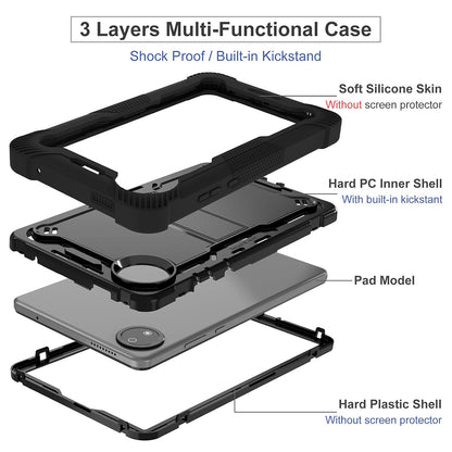 Tok Xiaomi Pad 7-hez, Techsuit, Rugged TabShell, Fekete