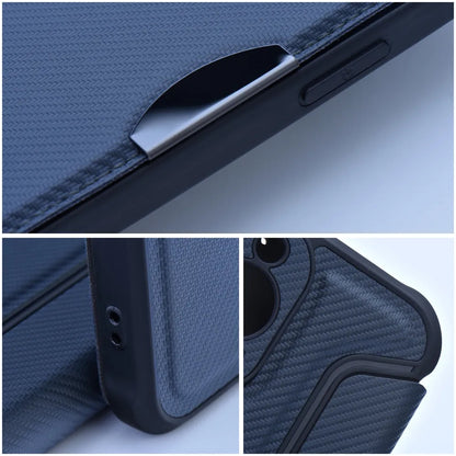 Tok Xiaomi Poco C75 5G / C75 / Redmi 14C-hez, OEM, Razor Book, Kék
