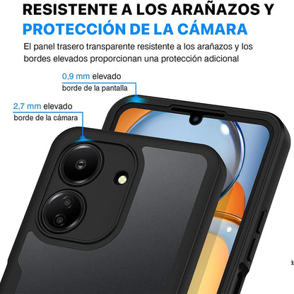 Tok Xiaomi Poco C65 / Redmi 13C-hez, Techsuit, ColorVerse 360, Fekete