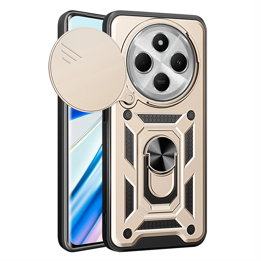 Tok Xiaomi Poco C75 / Redmi 14C-hez, Techsuit, CamShield, Arany