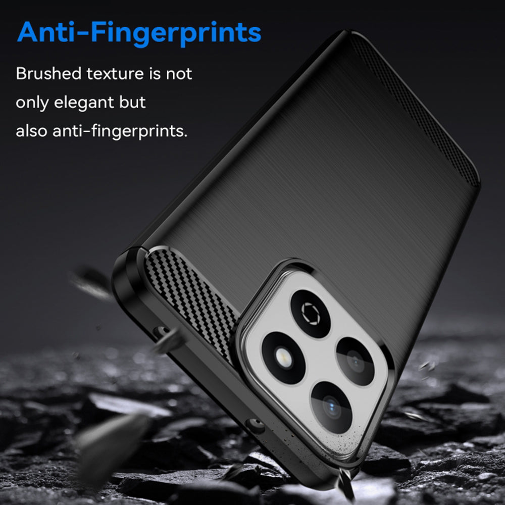 Tok Xiaomi Poco C75 / Redmi 14C készülékhez, Techsuit, szénszálas, kék