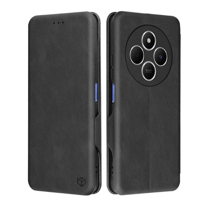 Tok a Xiaomi Poco C75 / Redmi 14C készülékhez, Techsuit, Safe Wallet Plus, Fekete