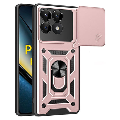 Tok Xiaomi Poco F6 Pro-hoz, Techsuit, CamShield, Rózsaszín
