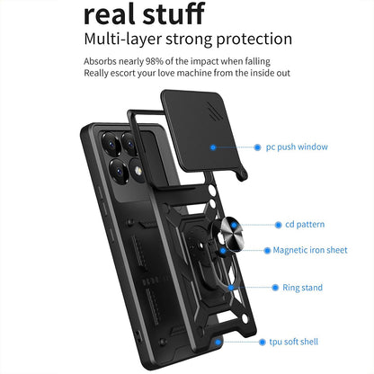 Tok Xiaomi Poco F6 Pro-hoz, Techsuit, CamShield, Zöld
