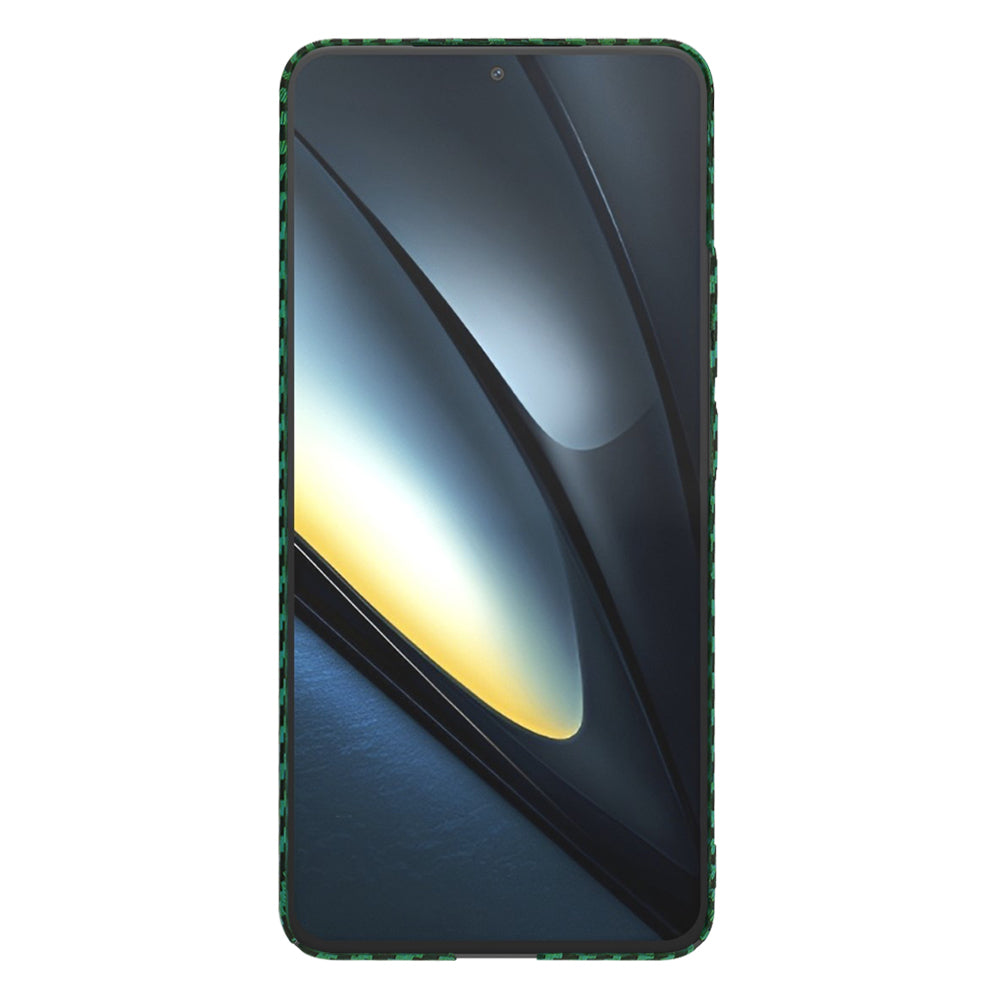 Tok Xiaomi Poco F6 Pro-hoz, Techsuit, Carbonite FiberShell, Zöld
