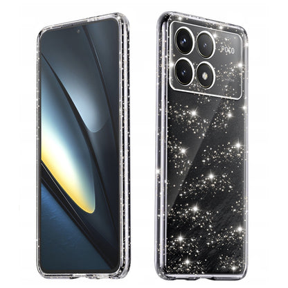Tok Xiaomi Poco F6 Pro-hoz, Techsuit, SparkleSkin, Átlátszó
