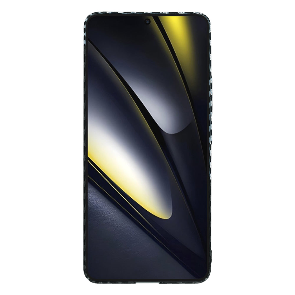 Tok Xiaomi Poco F6-hoz, Techsuit, Carbonite FiberShell, Fekete Szürke