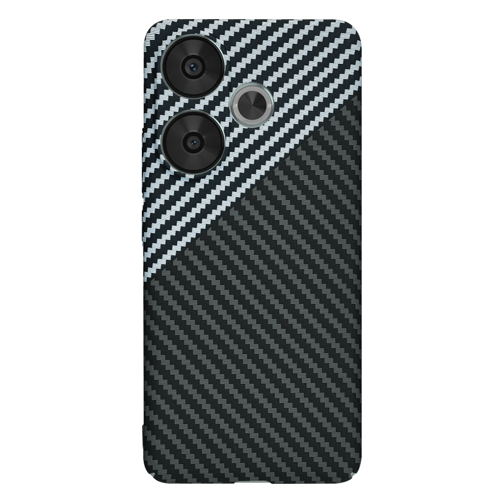 Tok Xiaomi Poco F6-hoz, Techsuit, Carbonite FiberShell, Fekete Szürke