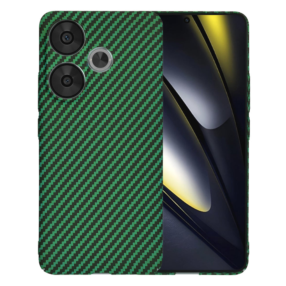 Tok Xiaomi Poco F6-hoz, Techsuit, Carbonite FiberShell, Zöld