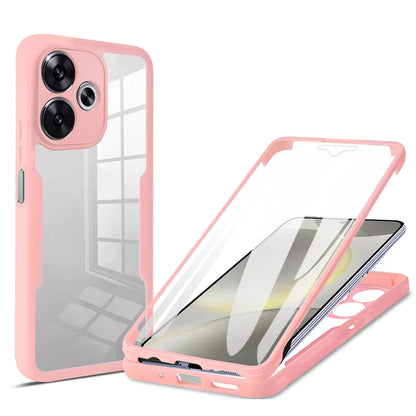 Tok Xiaomi Poco F6-hoz, Techsuit, ColorVerse 360, Rózsaszín