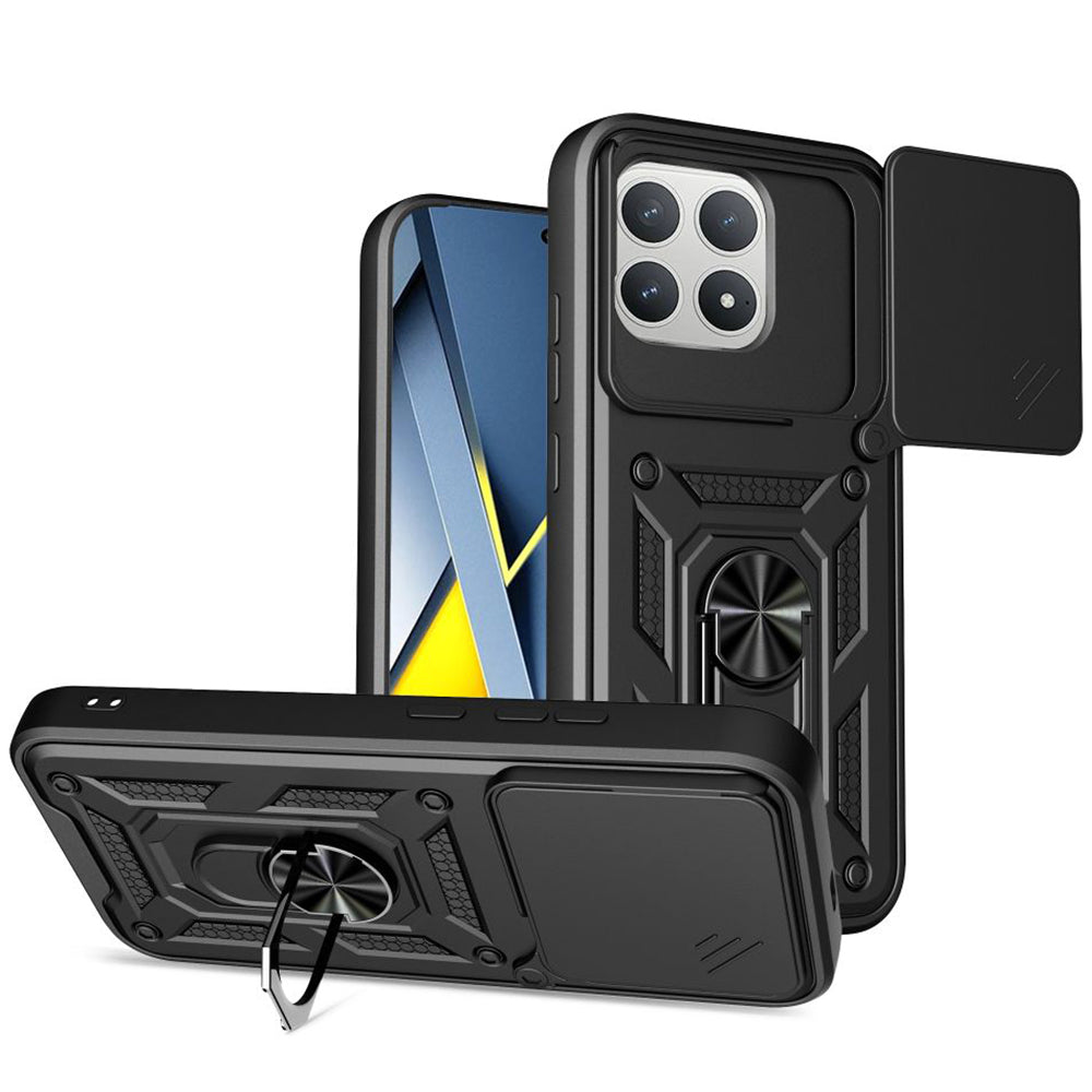 Tok a Xiaomi Poco F8 Pro-hoz, Techsuit, CamShield, Fekete