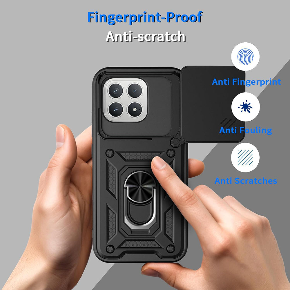 Tok a Xiaomi Poco F8 Pro-hoz, Techsuit, CamShield, Fekete