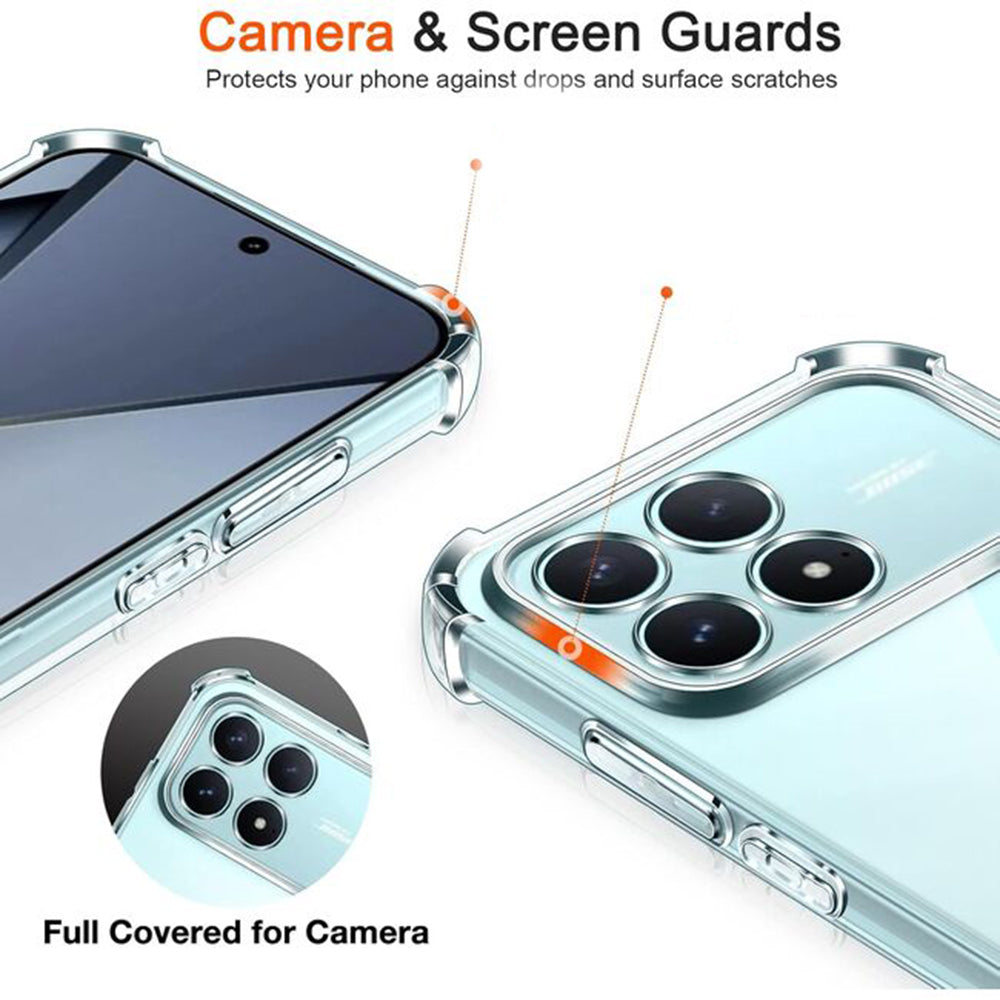 Tok Xiaomi Poco F8 Pro-hoz, Techsuit, Ütésálló Átlátszó, Átlátszó