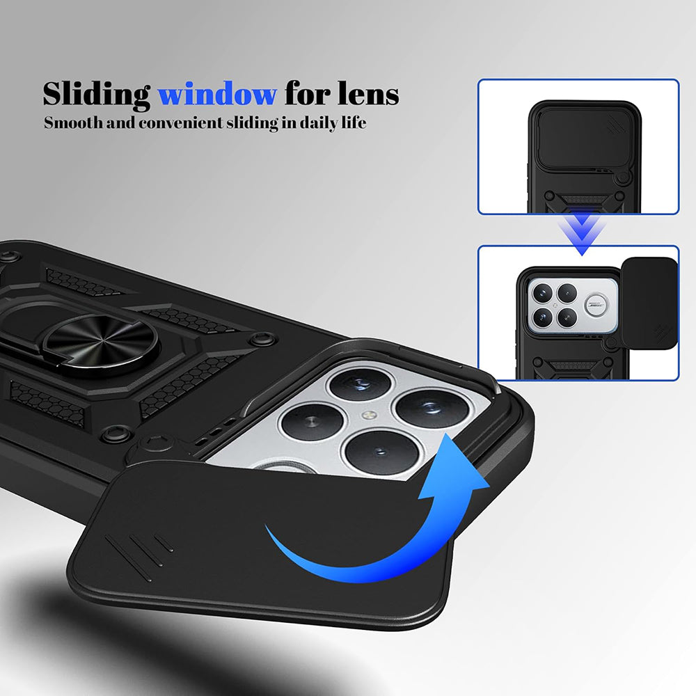 Tok a Xiaomi Poco F8 Ultra-hoz, Techsuit, CamShield, Fekete