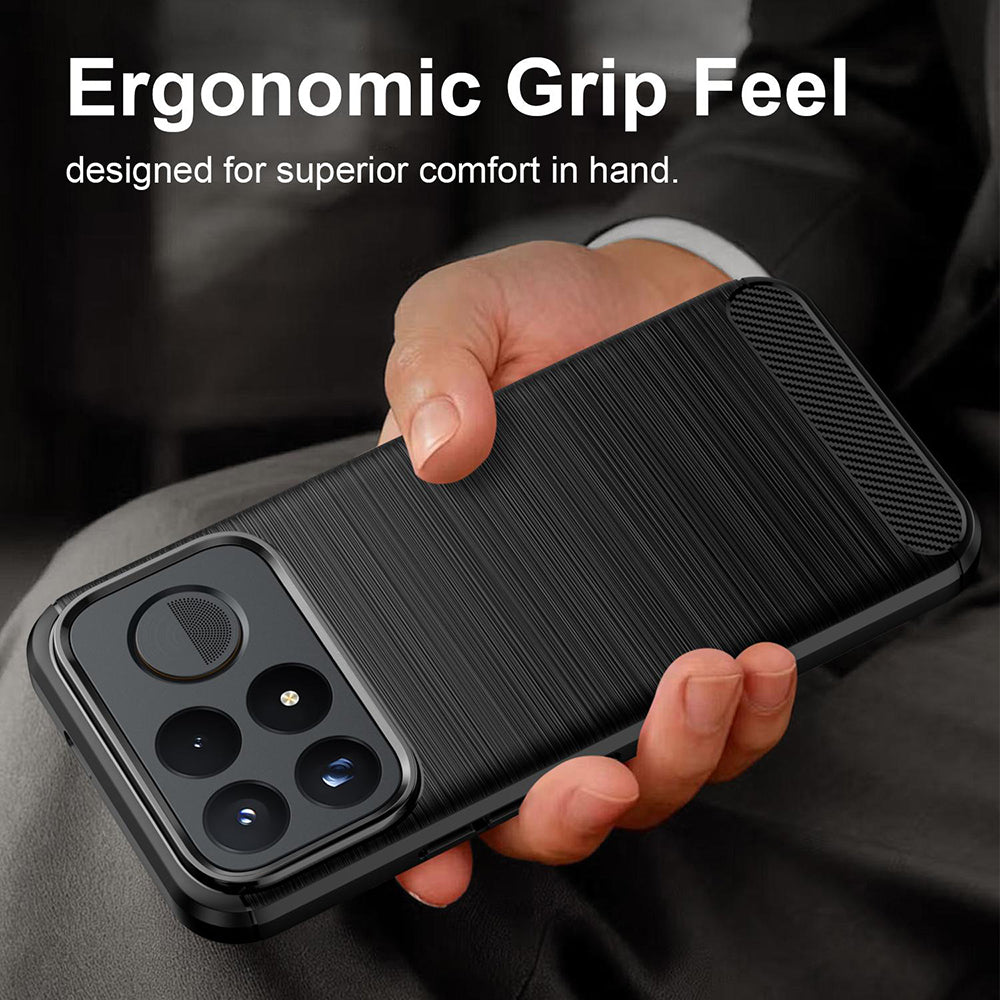 Tok Xiaomi Poco F9 Pro-hoz, Techsuit, Karbon, Fekete