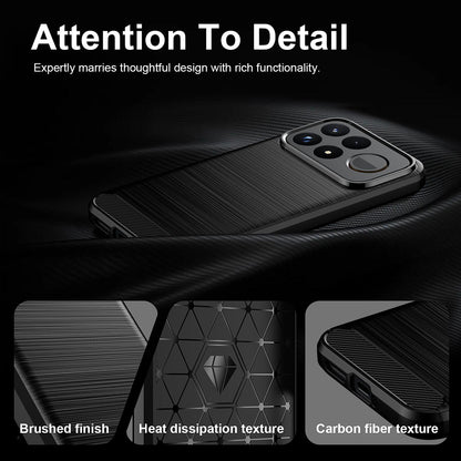 Tok Xiaomi Poco F9 Pro-hoz, Techsuit, Karbon, Fekete