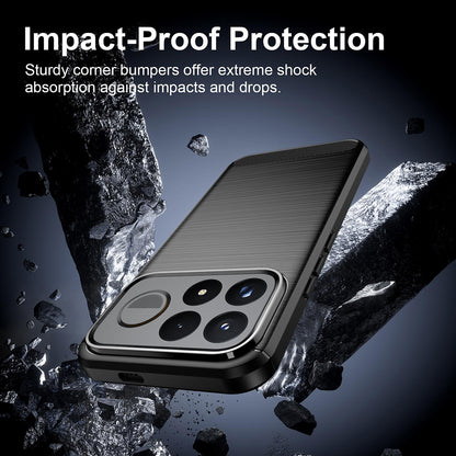 Tok Xiaomi Poco F9 Pro-hoz, Techsuit, Karbon, Fekete