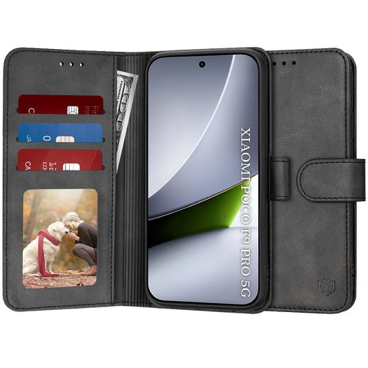 Tok Xiaomi Poco F9 Pro készülékhez, Techsuit, Diary Book, fekete