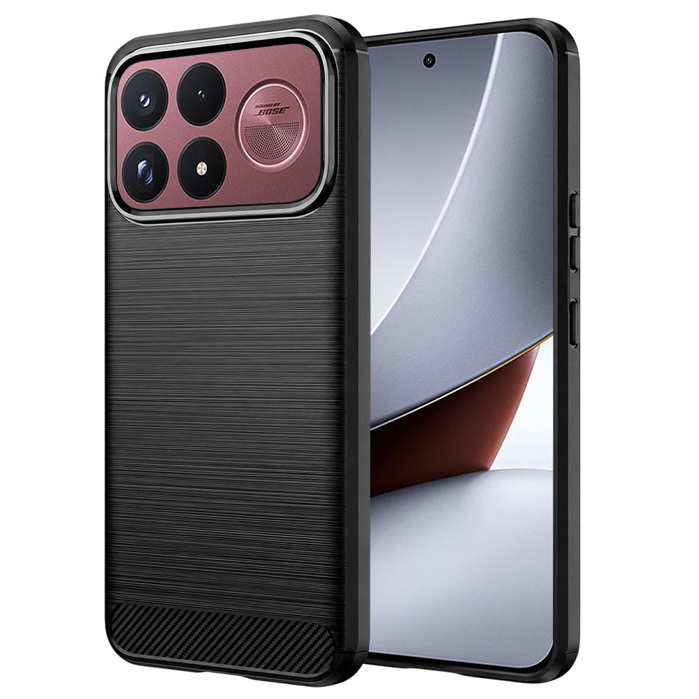 Case for Xiaomi Poco F9 Ultra, Techsuit, Carbon, Black