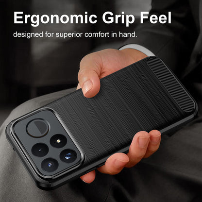 Case for Xiaomi Poco F9 Ultra, Techsuit, Carbon, Black