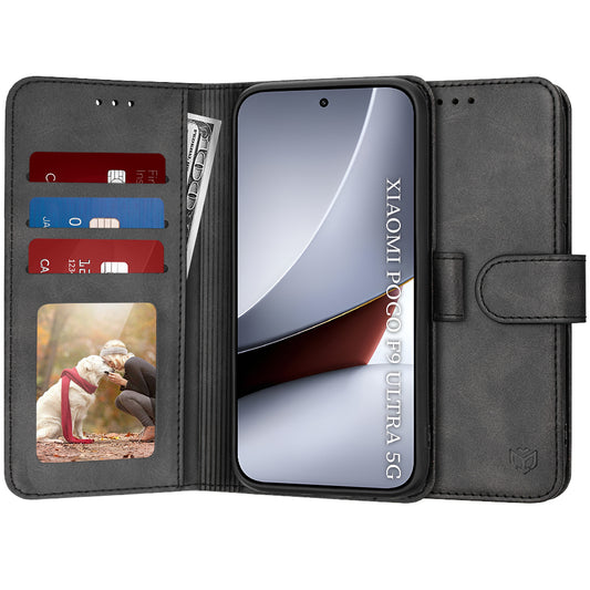 Tok Xiaomi Poco F9 Ultra készülékhez, Techsuit, Diary Book, fekete