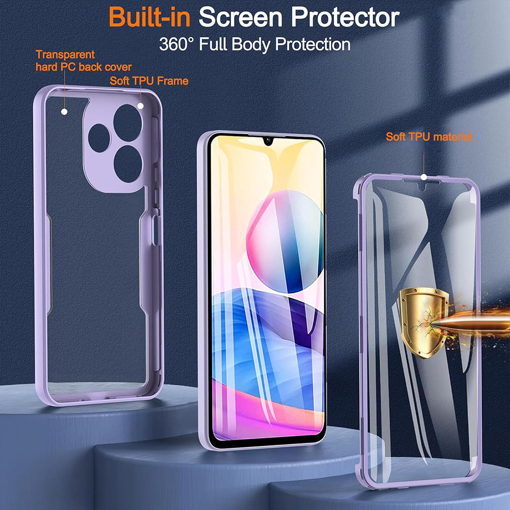 Tok Xiaomi Poco M6 4G / Redmi 13-hoz, Techsuit, ColorVerse 360, Kék