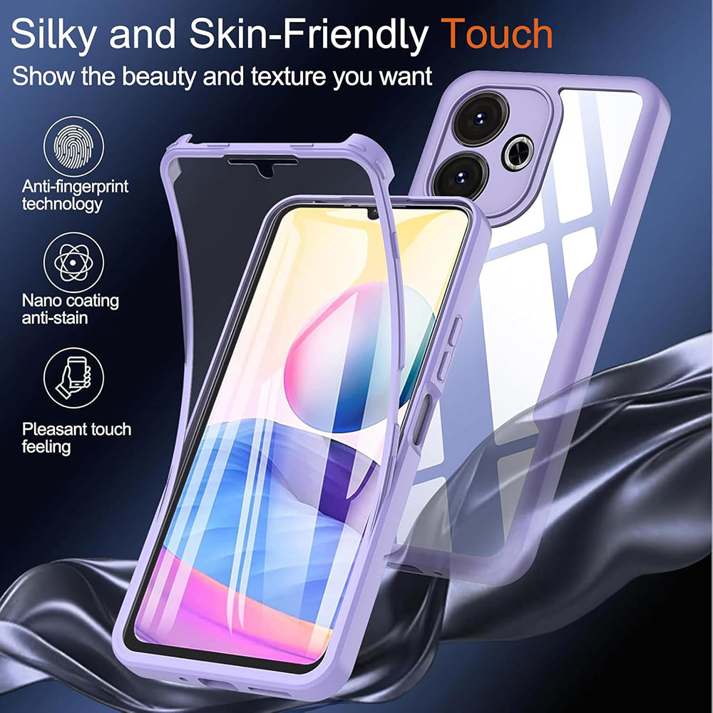 Tok Xiaomi Poco M6 4G / Redmi 13-hoz, Techsuit, ColorVerse 360, Kék