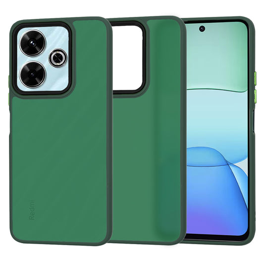 Tok Xiaomi Poco M6 4G / Redmi 13-hoz, Techsuit, HaloFrost, Zöld
