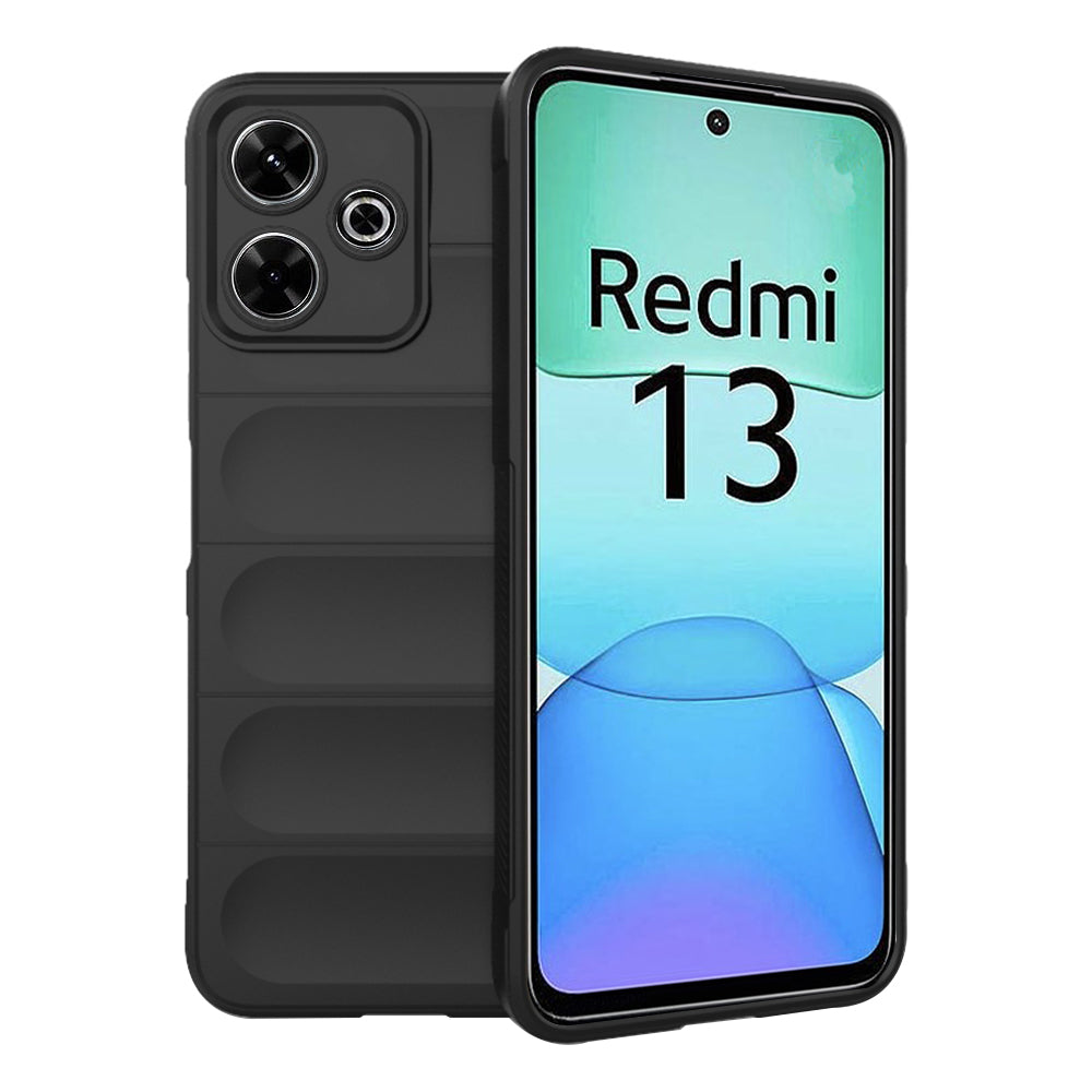Tok Xiaomi Poco M6 4G / Redmi 13-hoz, Techsuit, Magic Shield, Fekete