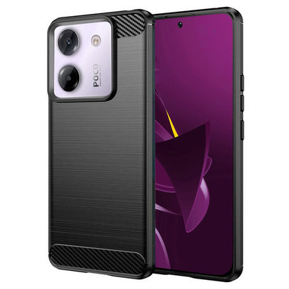 Tok Xiaomi Poco M7 Pro 5G-hez, Techsuit, Karbon, Fekete