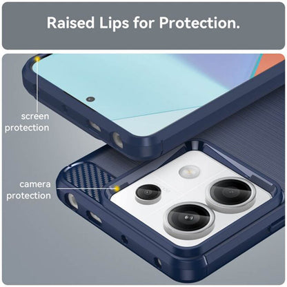 Tok Xiaomi Poco M7 Pro 5G-hez, Techsuit, Karbon, Fekete
