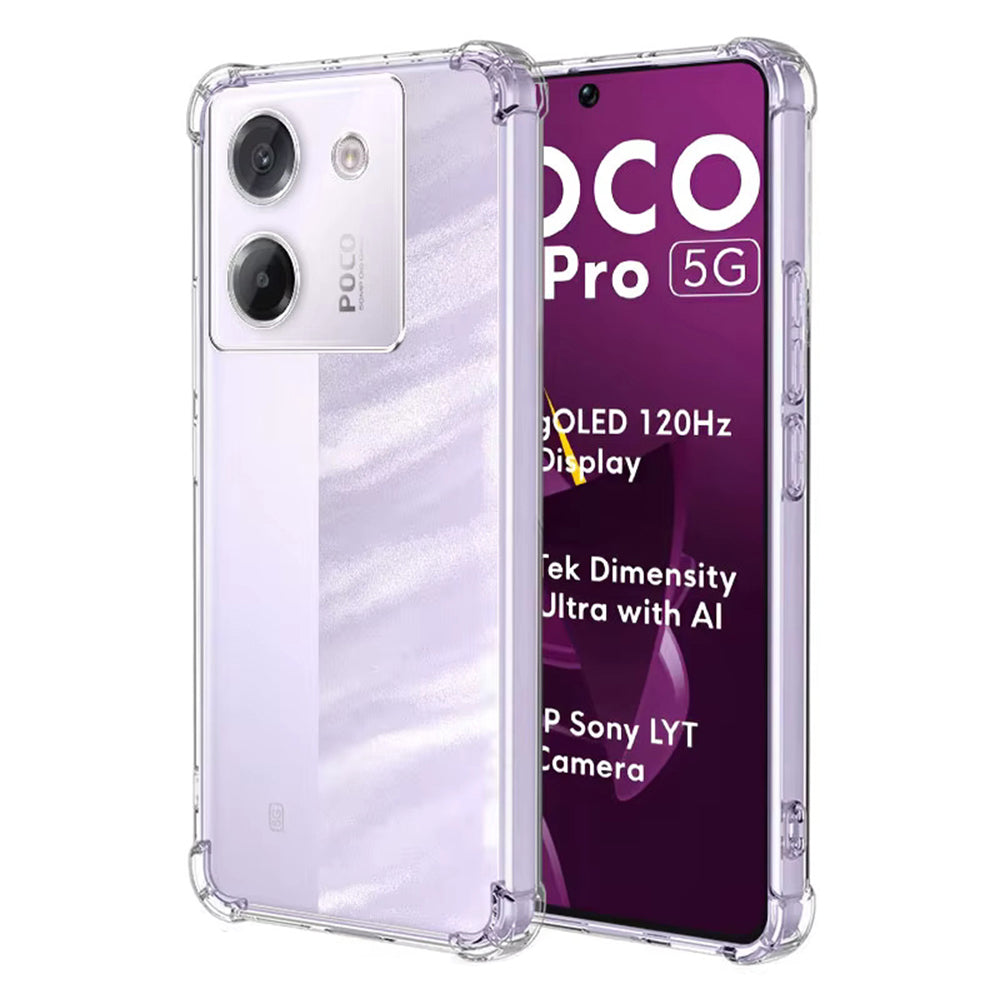 Tok Xiaomi Poco M7 Pro 5G-hez, Techsuit, Ütésálló Átlátszó, Átlátszó